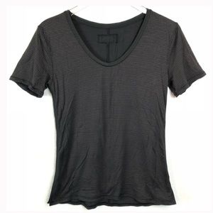 RESERVED!LULULEMON Top Not So Basic Gym Tee Black!